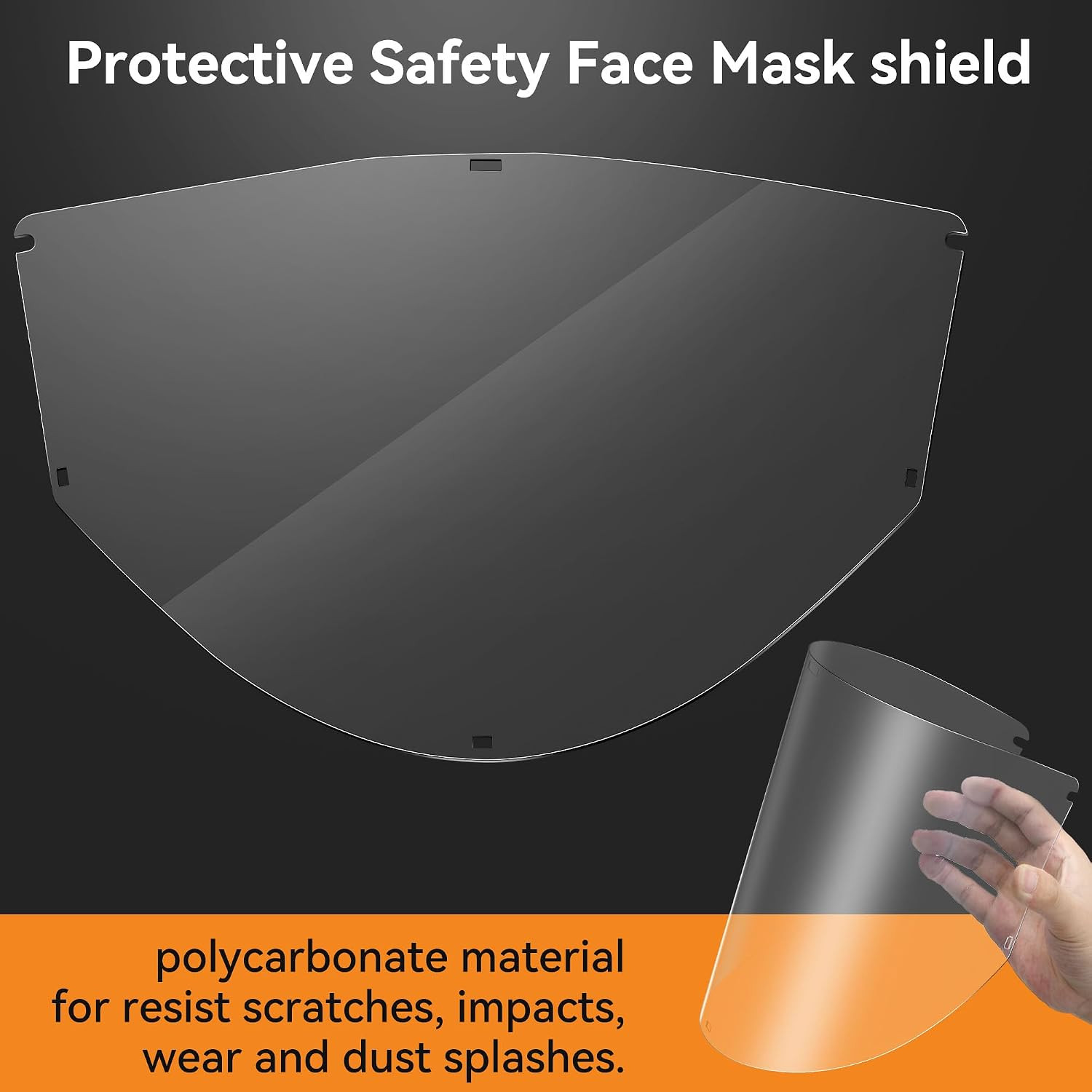 Replacement Window Compatible with Jackson Safety MAXVIEW Premium Face Shield Ma