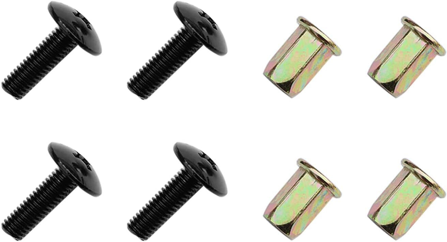 4PCS Tailgate Cover Cap Screw Bolts Compatible with 2007-2014 Sierra Silverad…