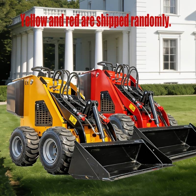 Free Ship Mini Skid Steer Loader Stand On With 13.5HP B&S Engine Wheel Loader