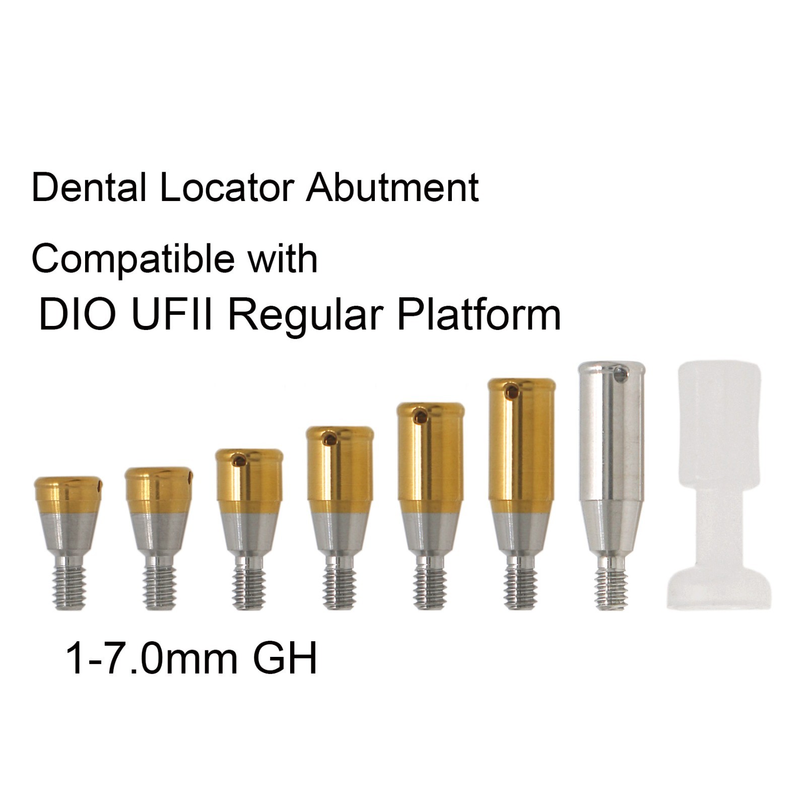 US DIO UFII Regular Impression Coping Transfer Straight Locator Healing Abutment