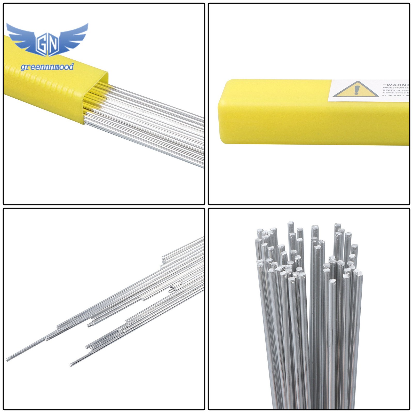 Aluminum E4043 Stick Electrode Rod 3/32″ × 14″ – (0.5 Lb = 26 Rods) High-Quality