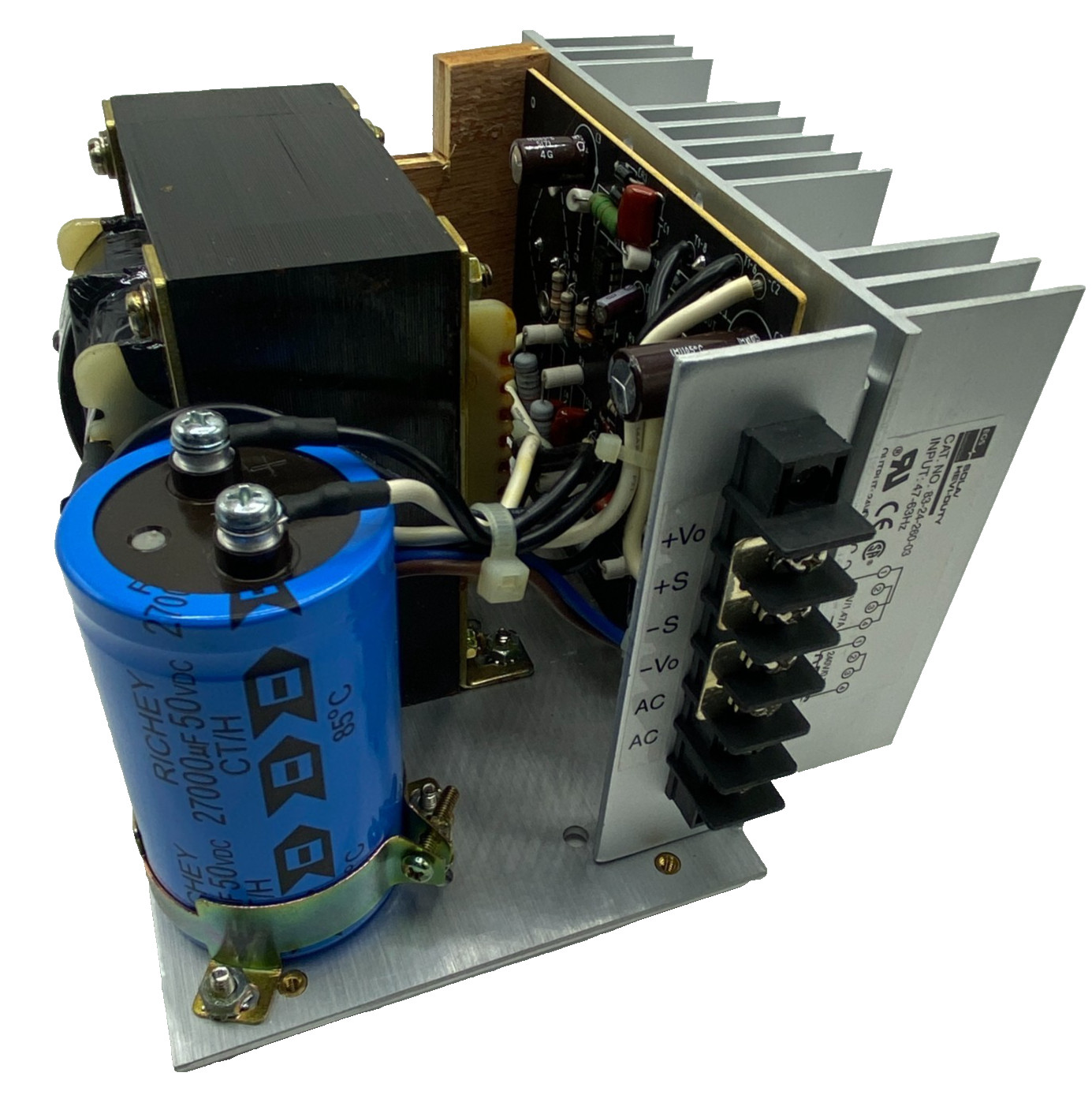 SOLA/ HEVI-DUTY 83-24-260-03 LINEAR POWER SUPPLY EGS 832426003, 47-63HZ 24VDC
