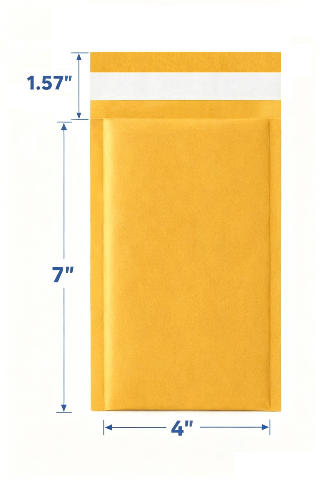 Gold Kraft Bubble Mailers Self-Seal Padded Envelopes #000 #0 #2 #5 Shipping Bags