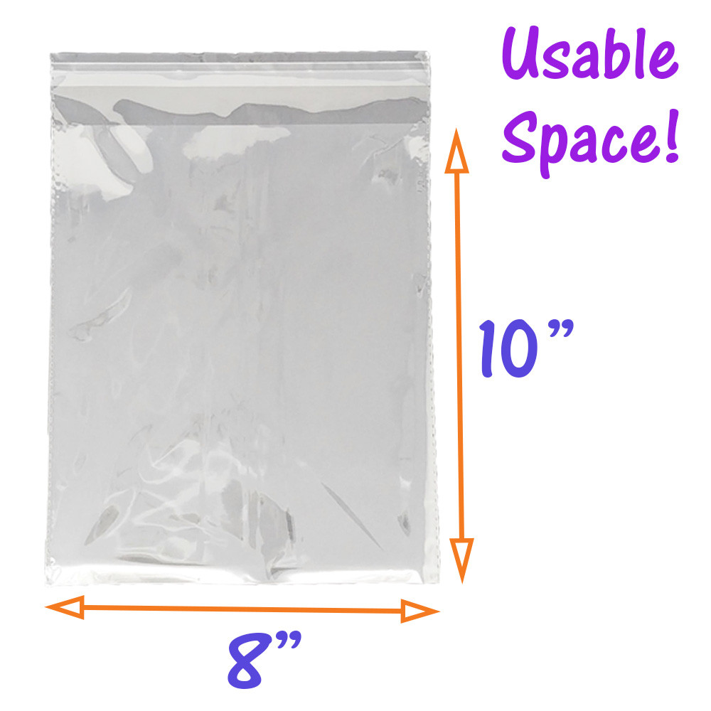 8 Sizes Crystal Clear Self Seal Transparent Plastic Cellophane Poly OPP Bags NEW