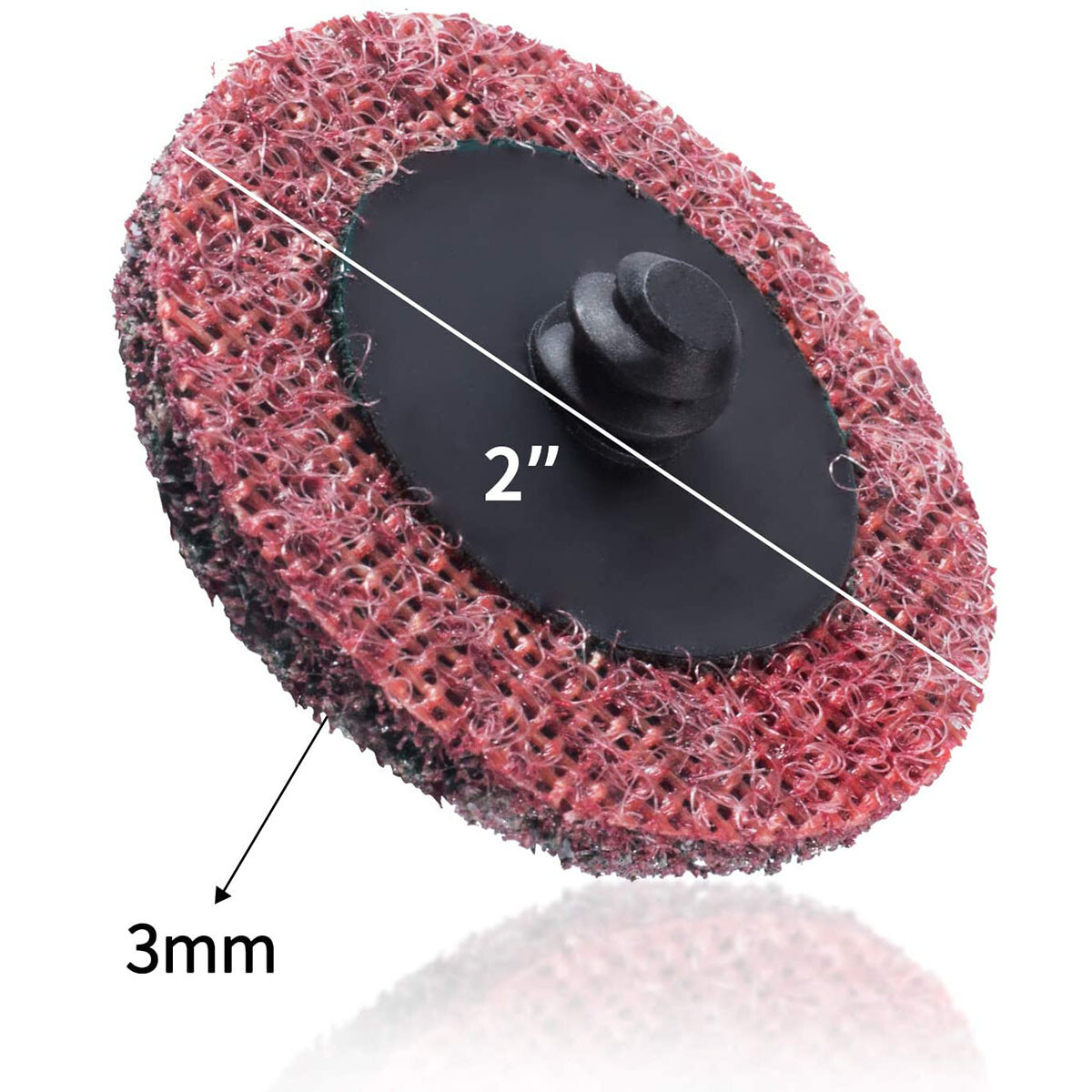 46PCS 2″ Roll Lock Surface Conditioning Die Grinder Sanding Discs Set & Holder