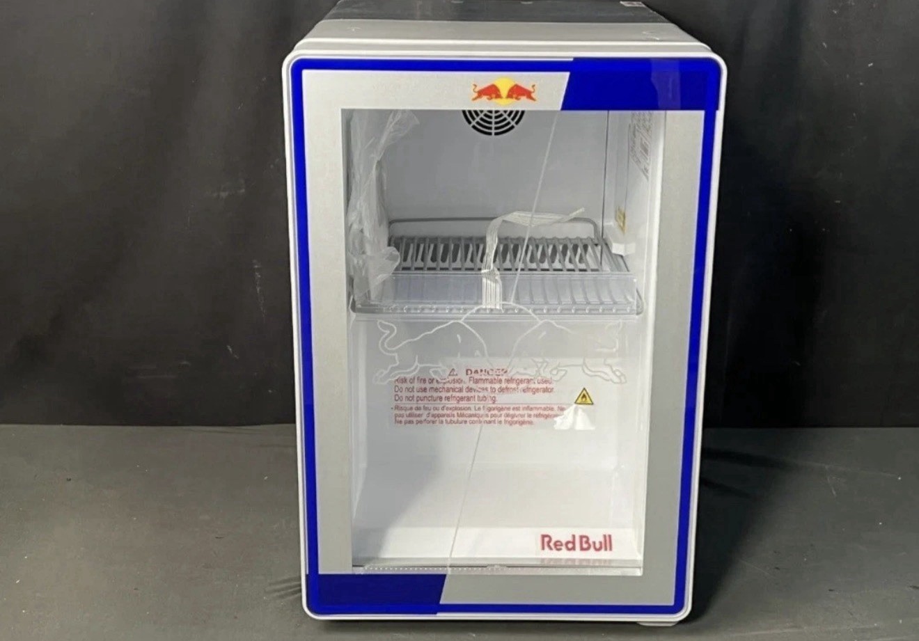 NEW Red Bull Mini Fridge GDC Baby ECO LED Refrigerator 115v 2025 *RARE LAST ONE!