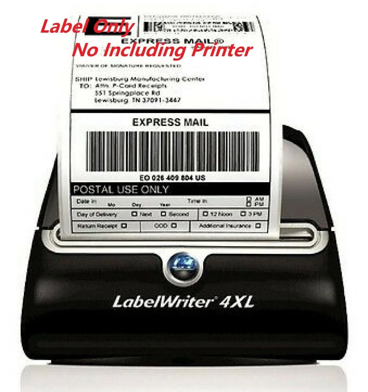 20 Rolls 4400 labels 4×6 Thermal Shipping Label 220/Roll fit Dymo 4XL 1744907