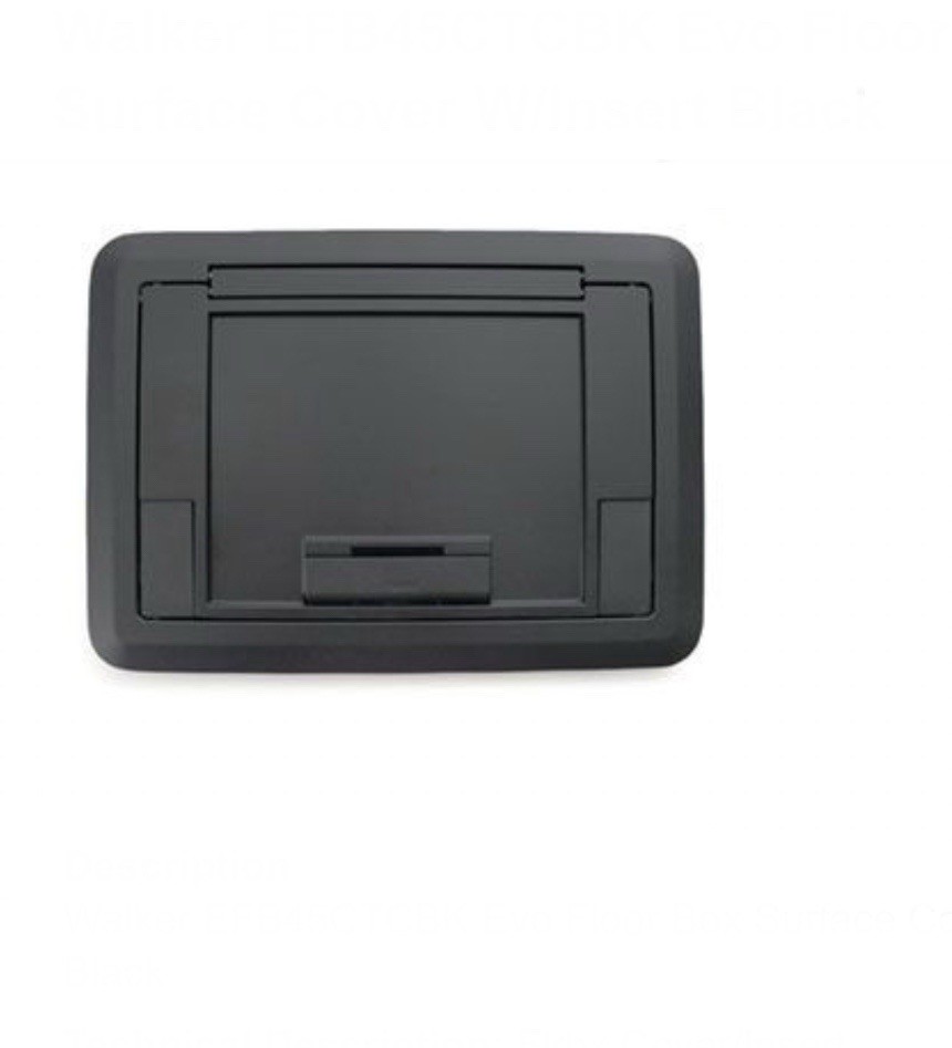 🔴Wiremold EFB45CTCBK EVOLUTION SERIES FLOOR BOX SURFACE COVER BLACK‼️