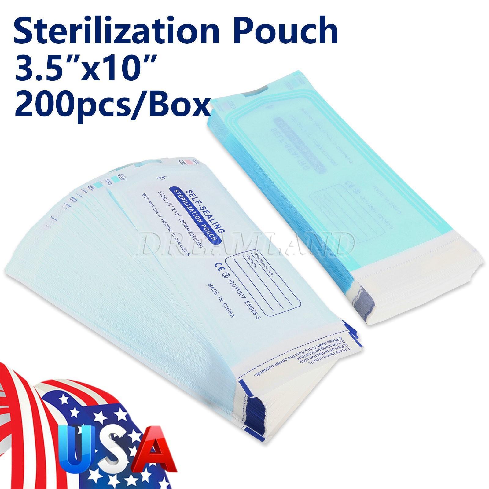 Sterilization Pouches – Self-Sealing Autoclave Bags for Medical, Dental, Tattoo