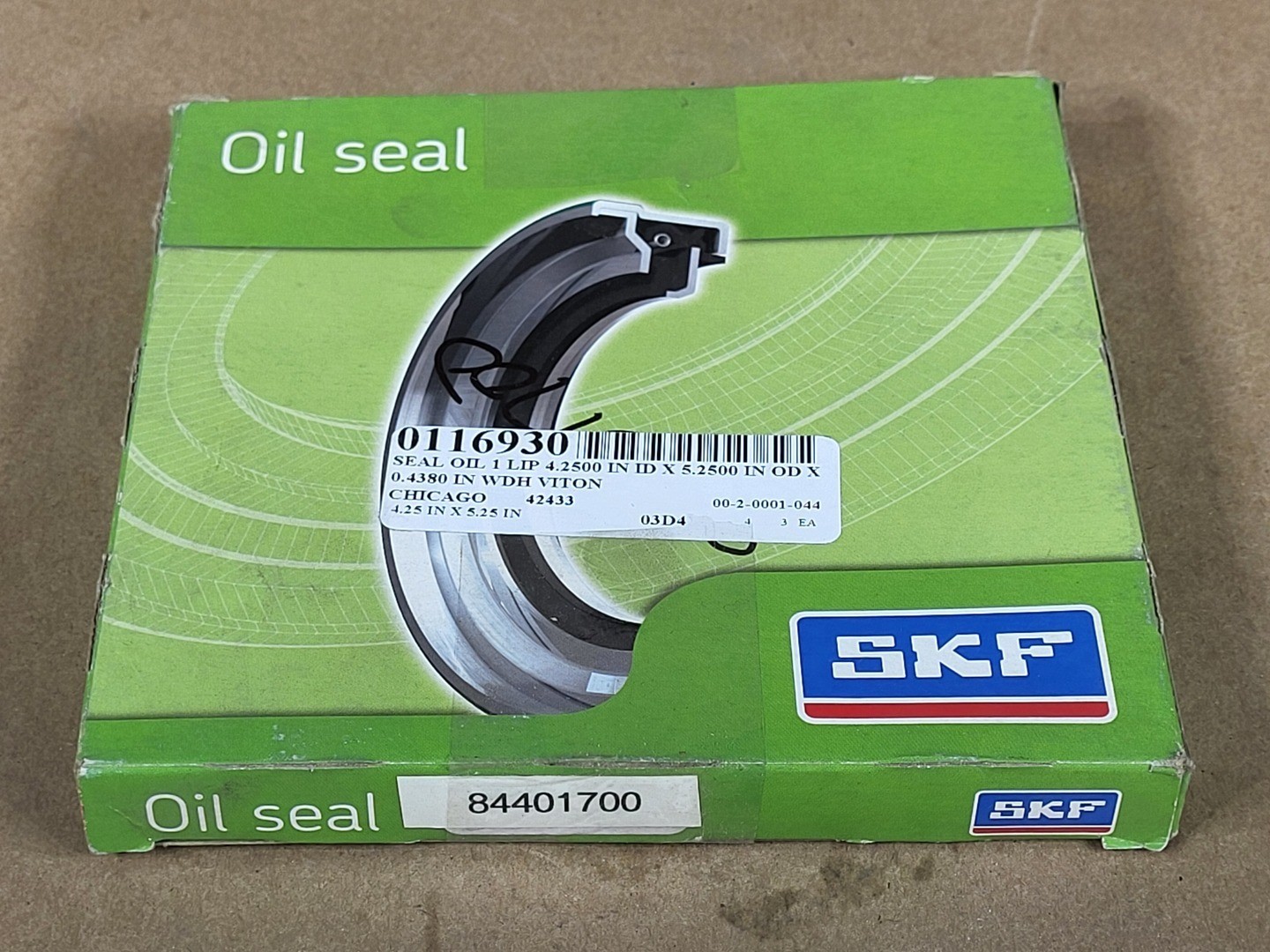 SURPLUS NEW SKF 42433 Oil Seal , 4.25×5.25×0.438 in – Parts & Components