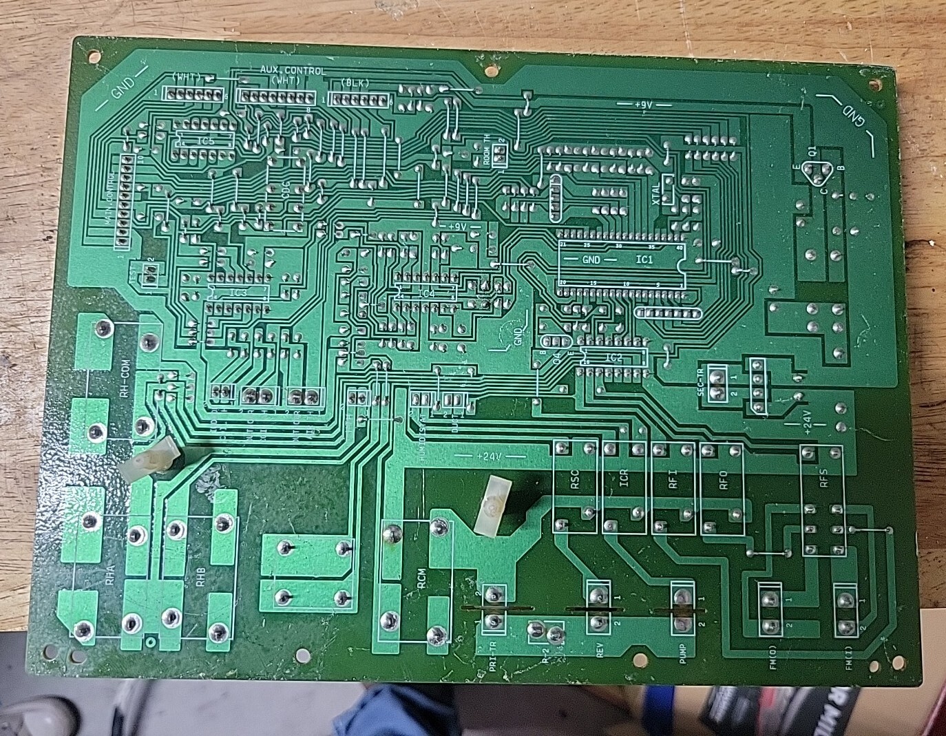 Ptac Control Board POW-AZ51H2 Pcb Relay Board