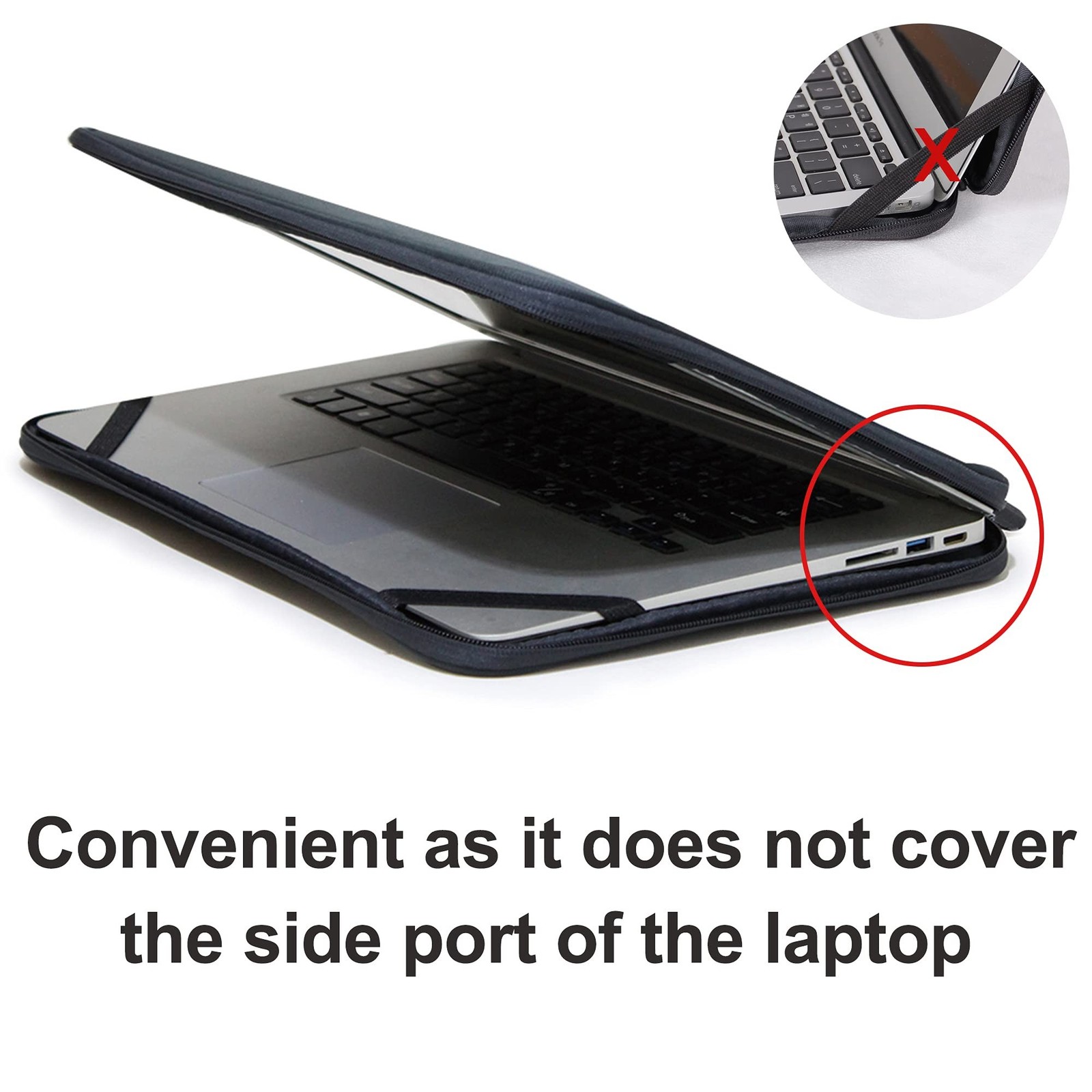 Laptop Sleeve 15.6 Inch Foldable Slim Case Lightweight Bag Notebook Computer …