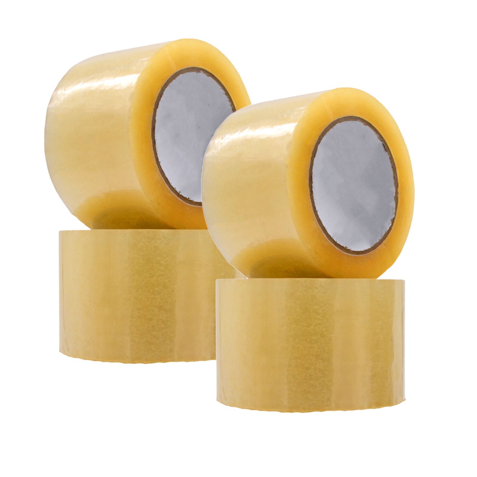 Industrial Shipping Box Packaging Tape, Clear – 3″ in. x 110 yds