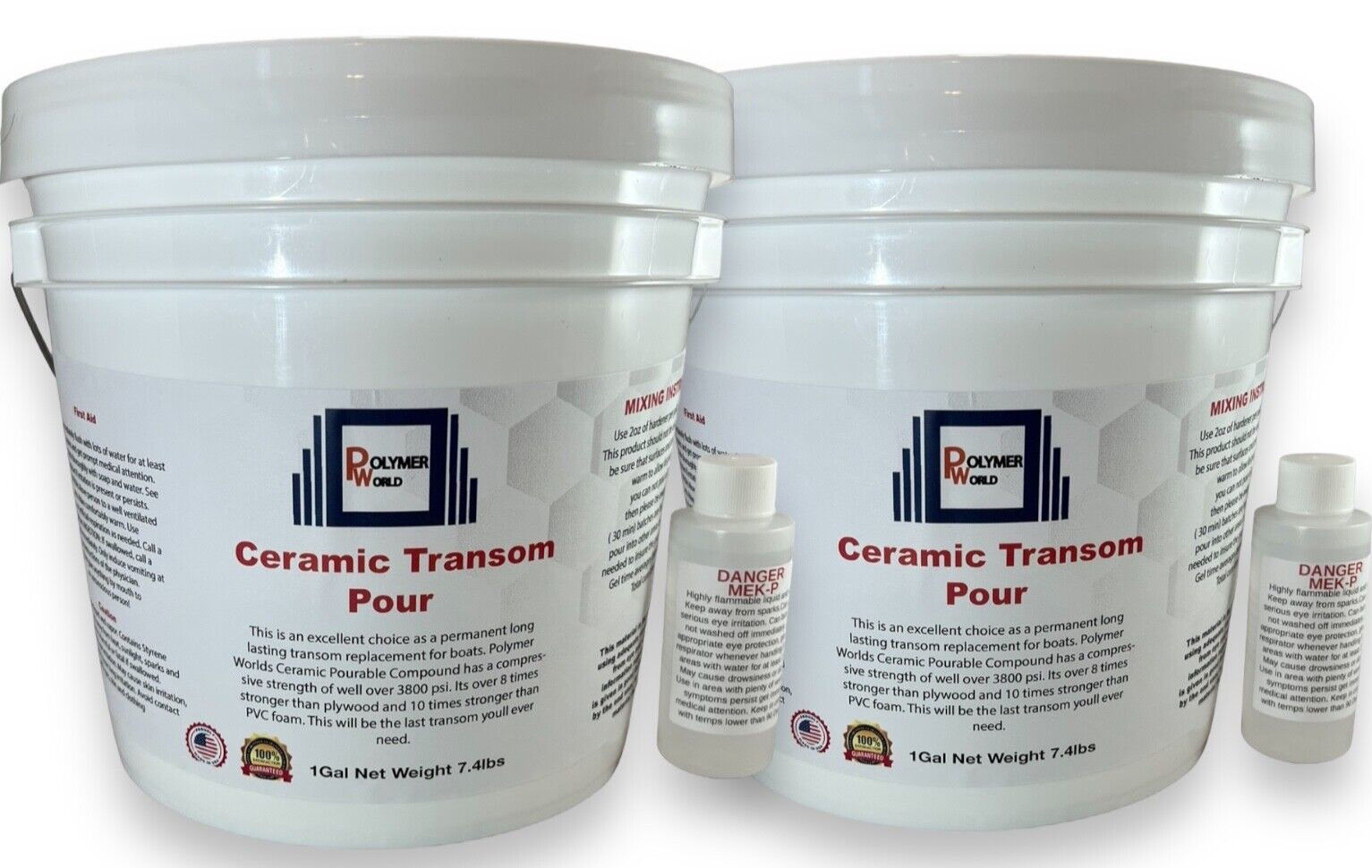 CeramicTransom Pour for Transom Repairs Docks Power Boats Engine Mounting Wood