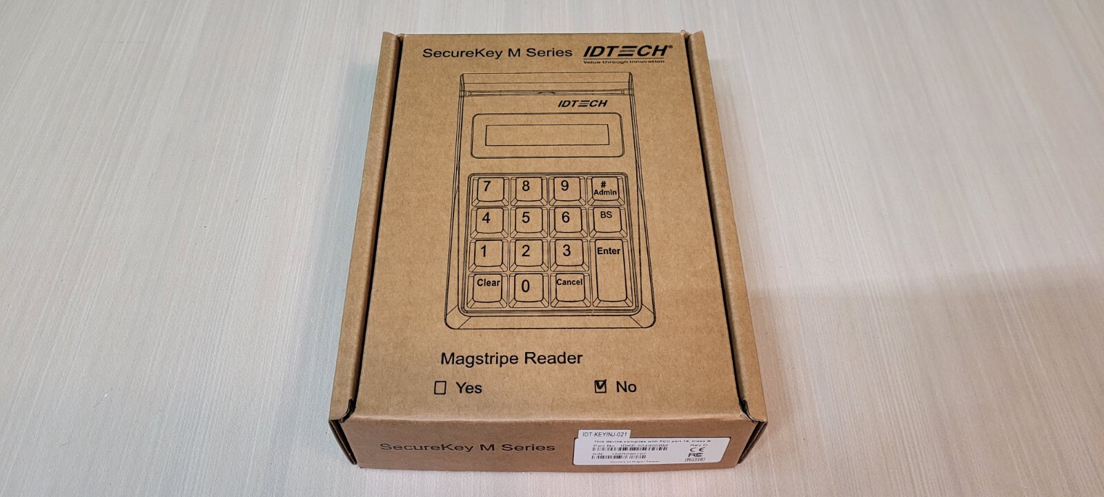 ID Tech M Series Securekey Pos USB KeyPad IDKE-504800B-M2 NEW FREE SHIPPING