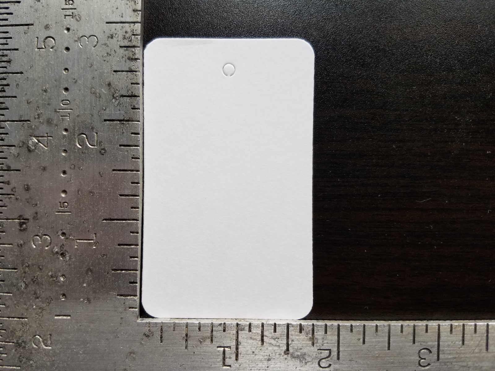 Blank White Garment Tags Unstrung Merchandise Price Jewelry Coupon Store Large