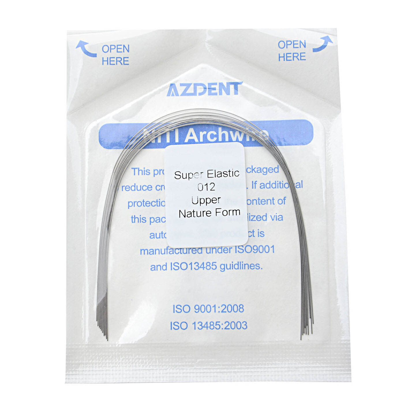 AZDENT Dental Orthodontic Arch Wire Super Elastic Niti Round Natural Nature Form