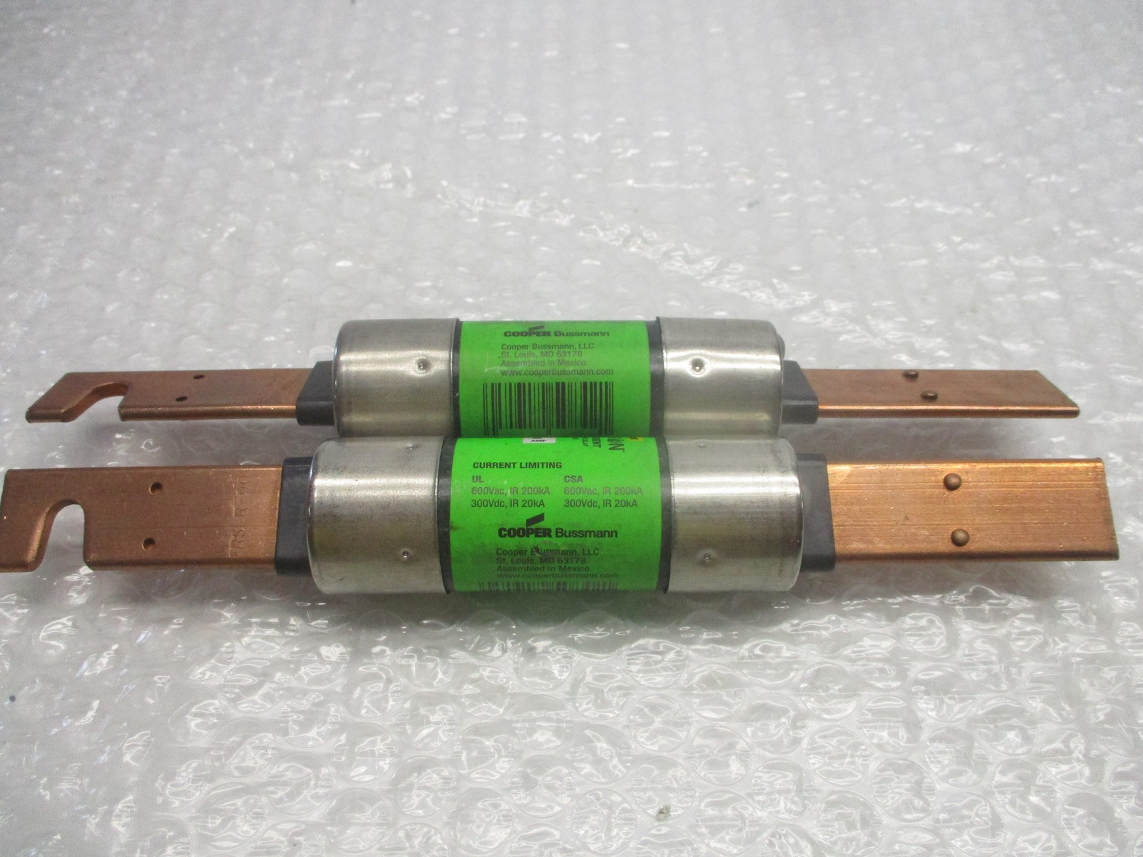 BUSSMANN FRSR90 FUSE GREEN LOT OF 2 NSNP