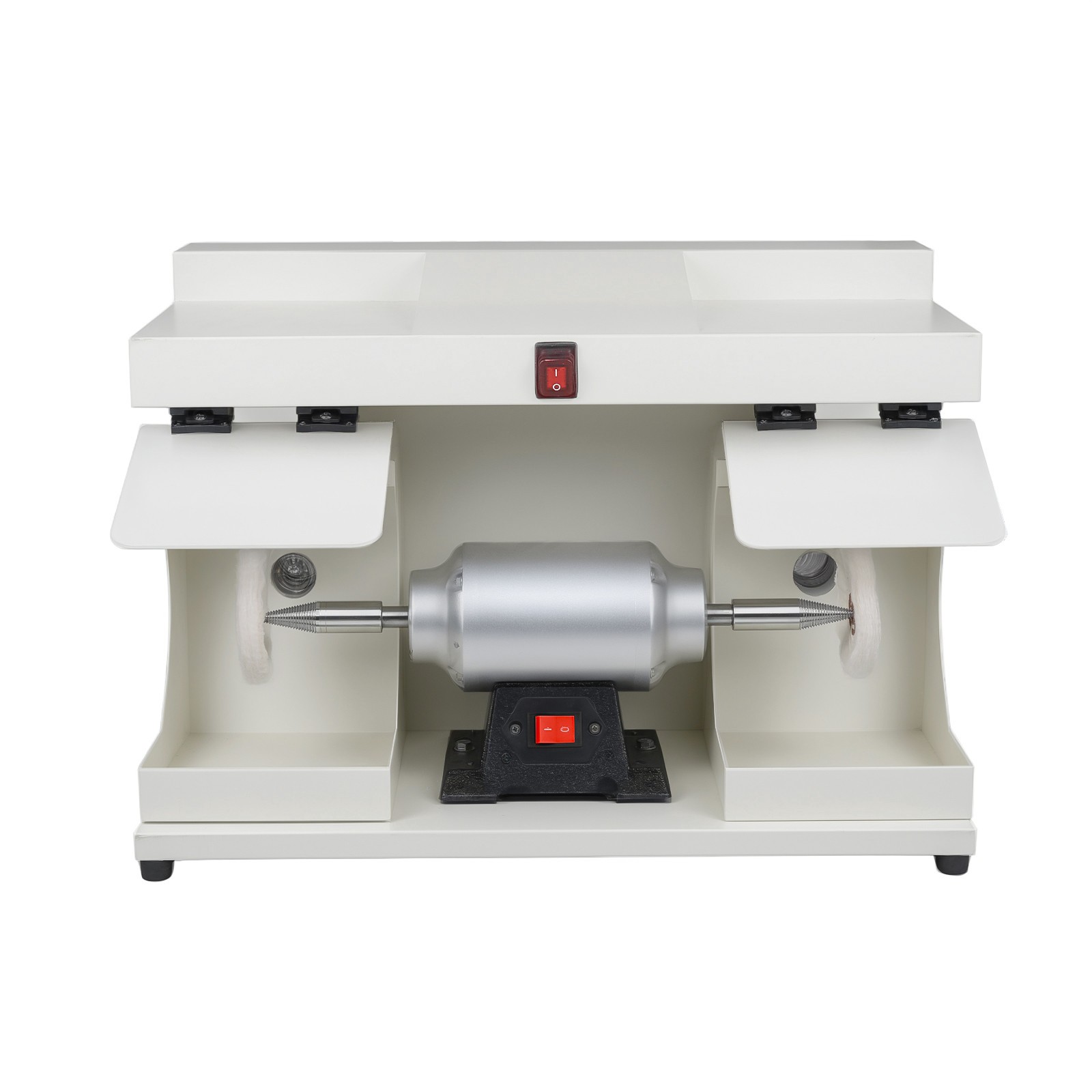 Dental Lab 550W Polishing Lathe Machine 2800rpm with LED Light 2 Big Covers USA