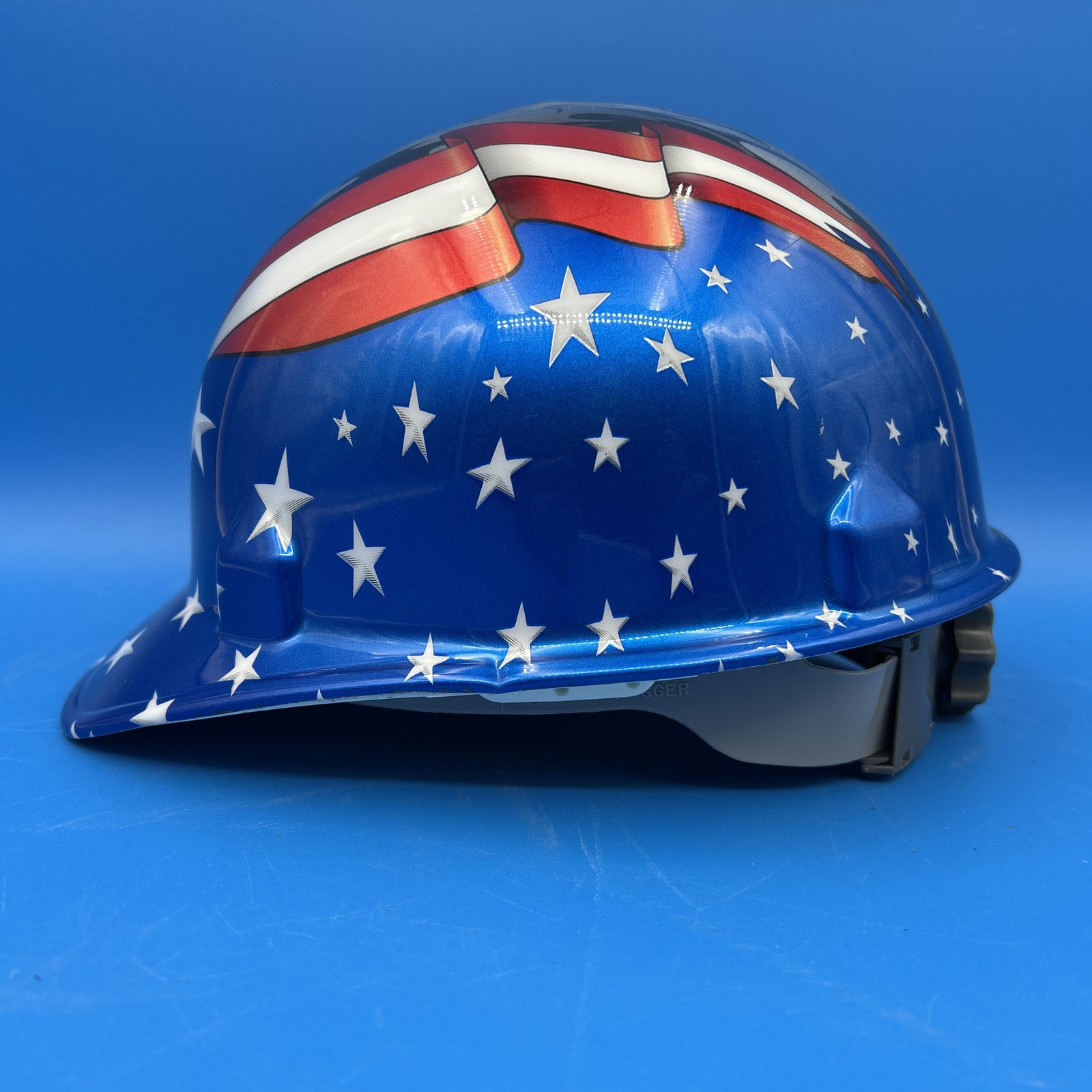 Jackson Type 1 Hard Hat Eagle Stars and Stripes Safety adjustable NEW