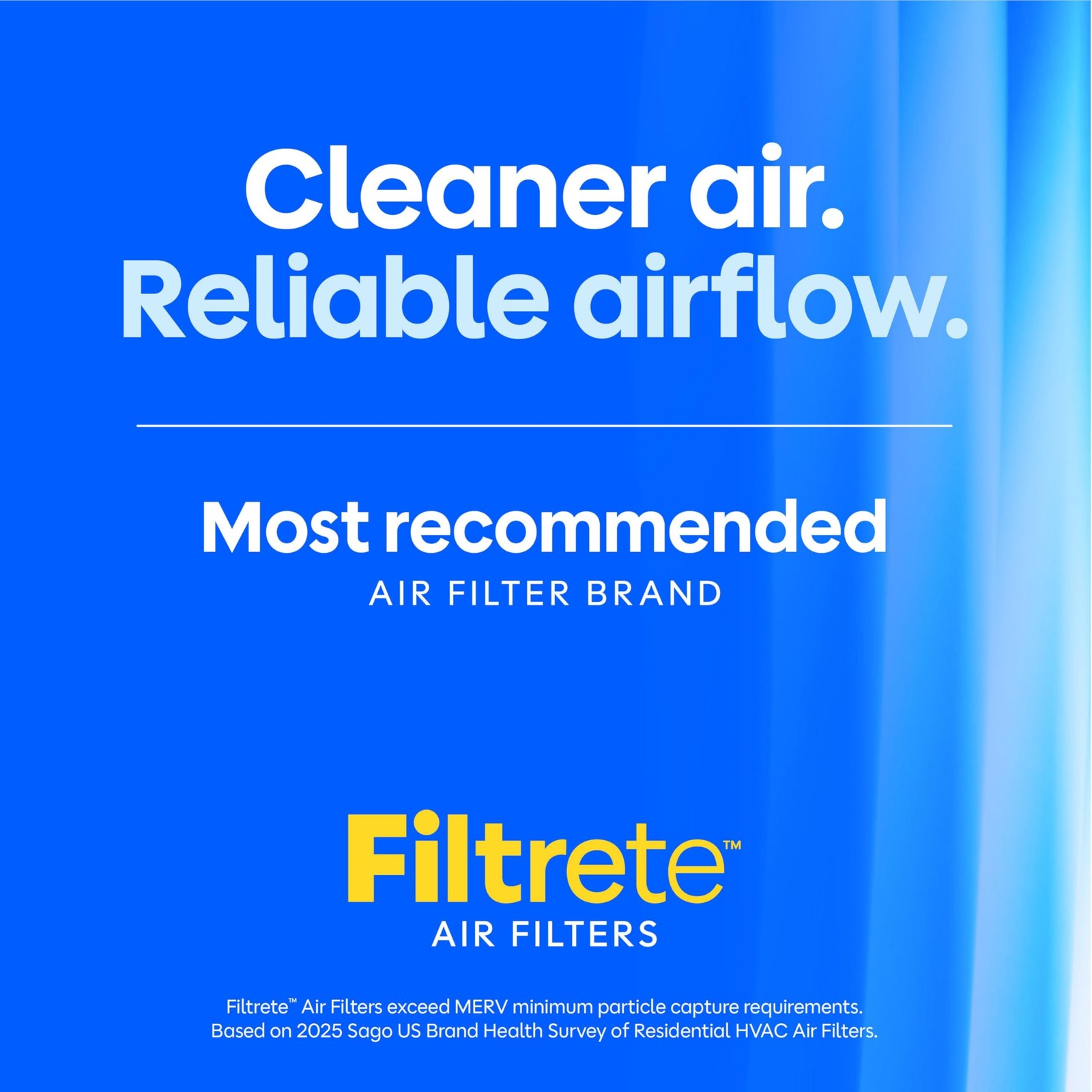 Filtrete 12X12X1 Air Filter Merv 12 Mpr 1500 Allergens Bacteria Viruses 3-Month
