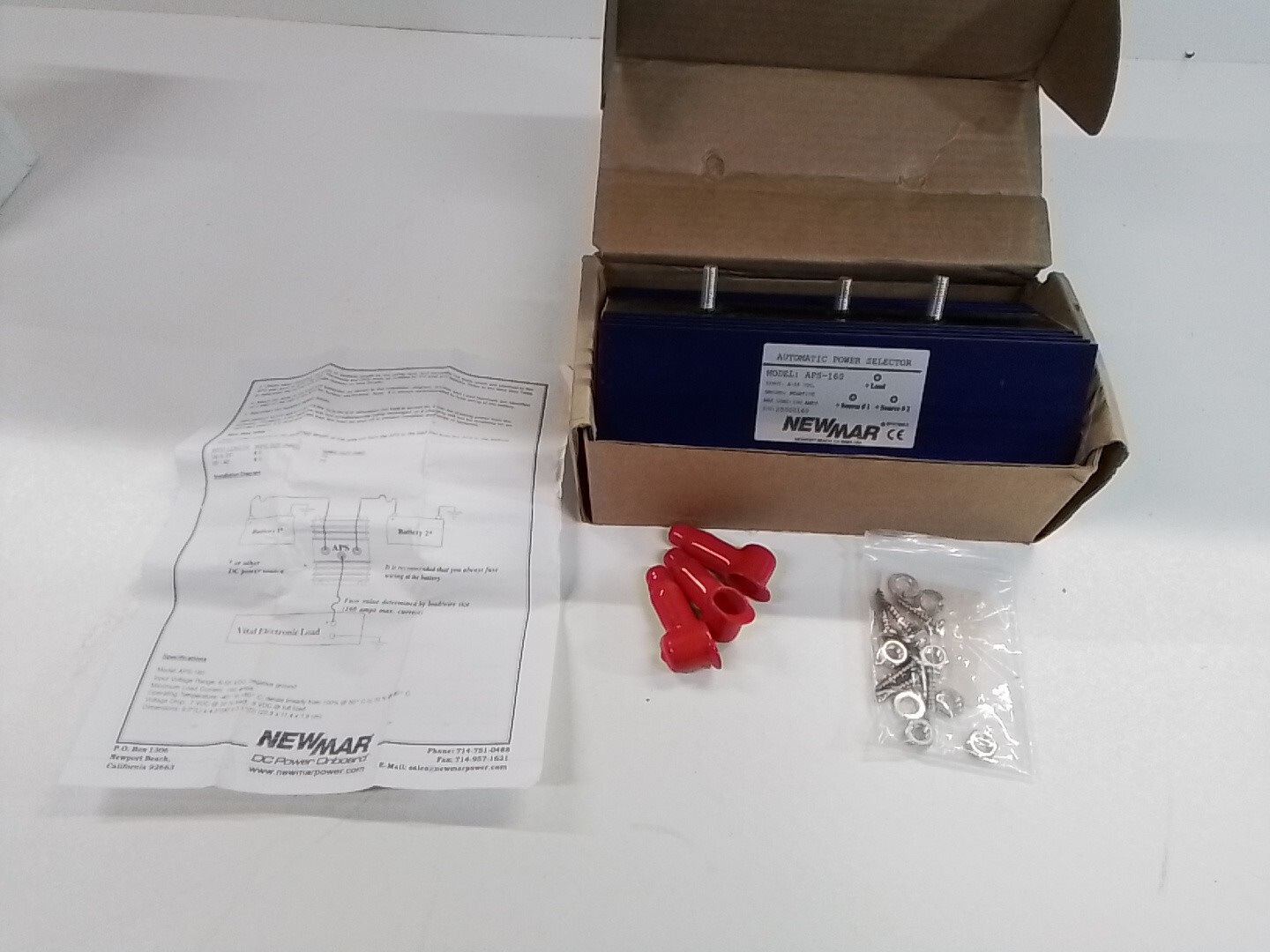 Newmar APS-160 Automatic Power Selector 160 Amp 496-2170-5 6-55 volts Isolation