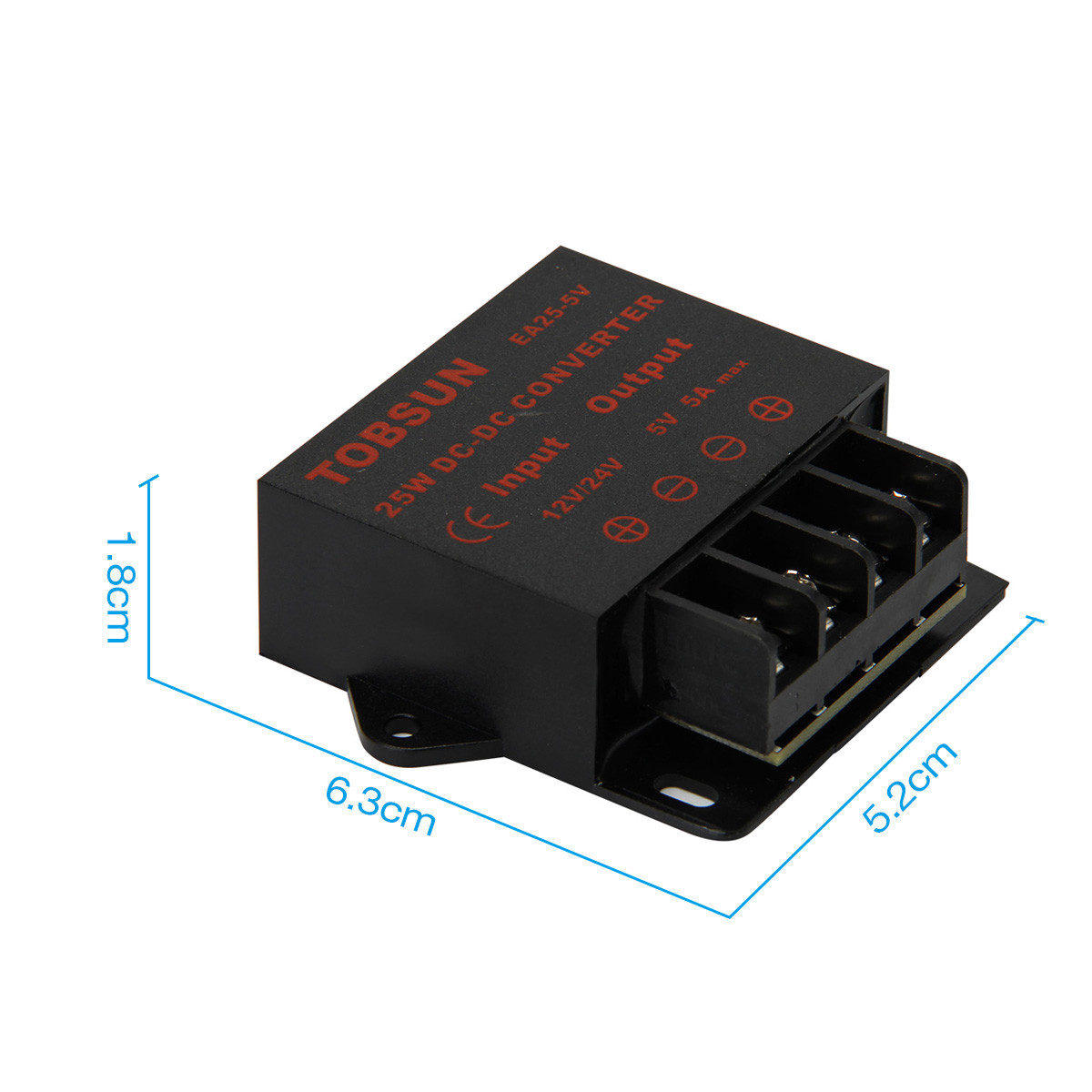 DC-DC Step Down Converter 12V/ 24V to 5V 5A Transformer Power Regulator Module