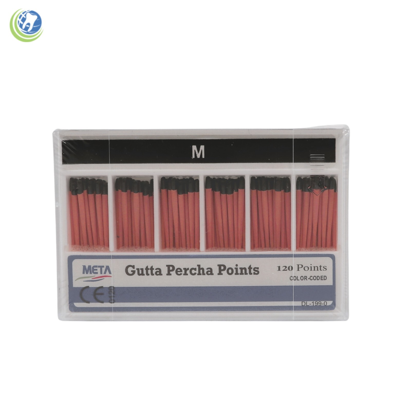Gutta Percha Points Assorted Sizes 120/Box Vial Endodontic Obturation