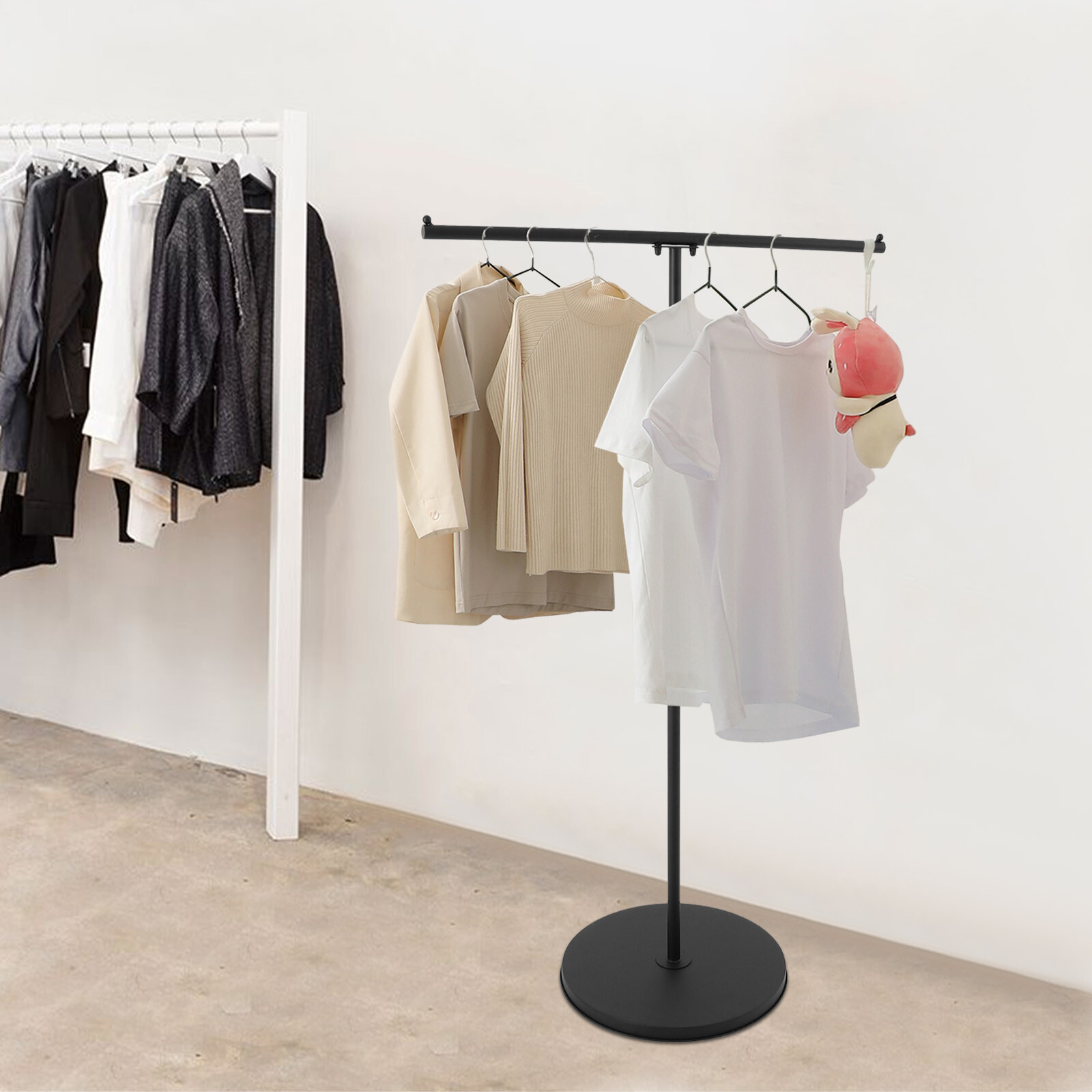 Clothes Rack, Clothing Display Rack, Floor-standing Garment Display Rack
