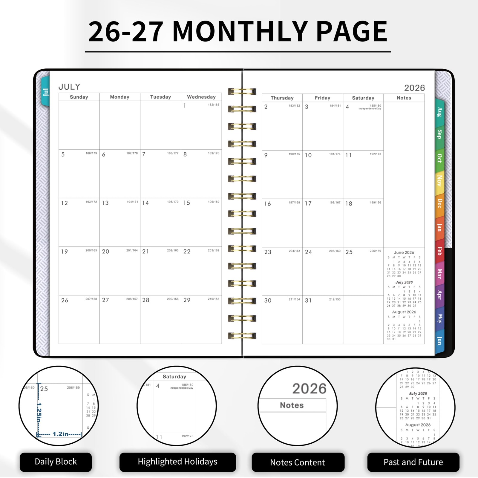 Planner 2026-2027 – Planner 2026-2027 Weekly and Monthly from Jul. 2026