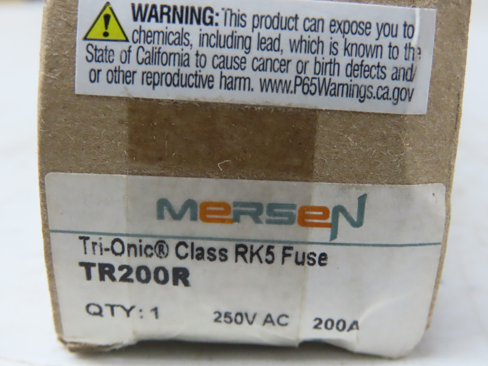 Mersen TR200R Tri-onic Class RK5 Fuse 250V 200A Dual-Element Time-Delay (Qty 1)