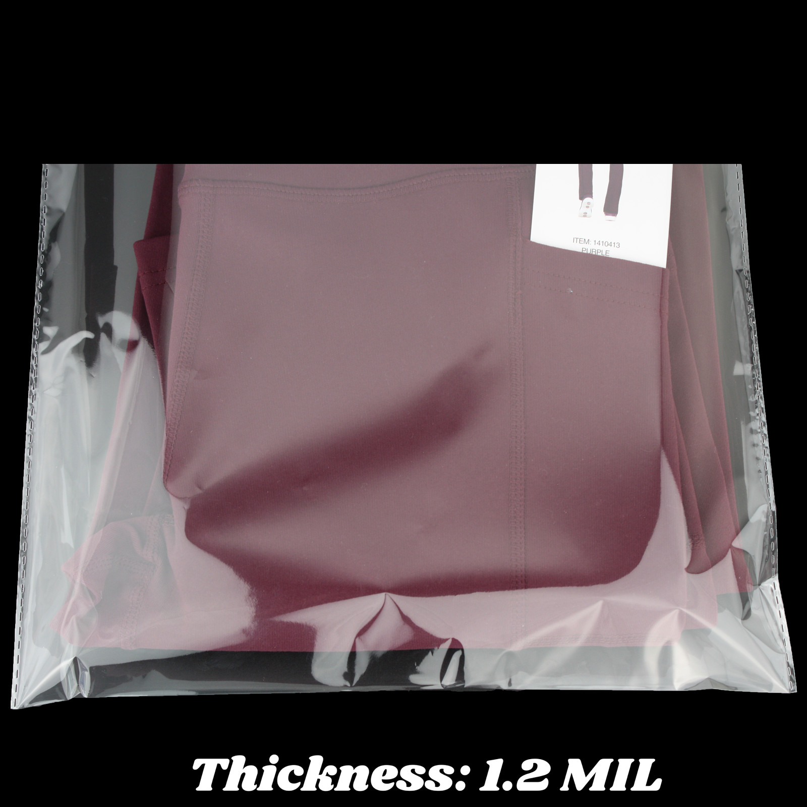 11×14 Poly Clear Plastic Bags Self Adhesive Seal T-Shirt Apparel Resealable