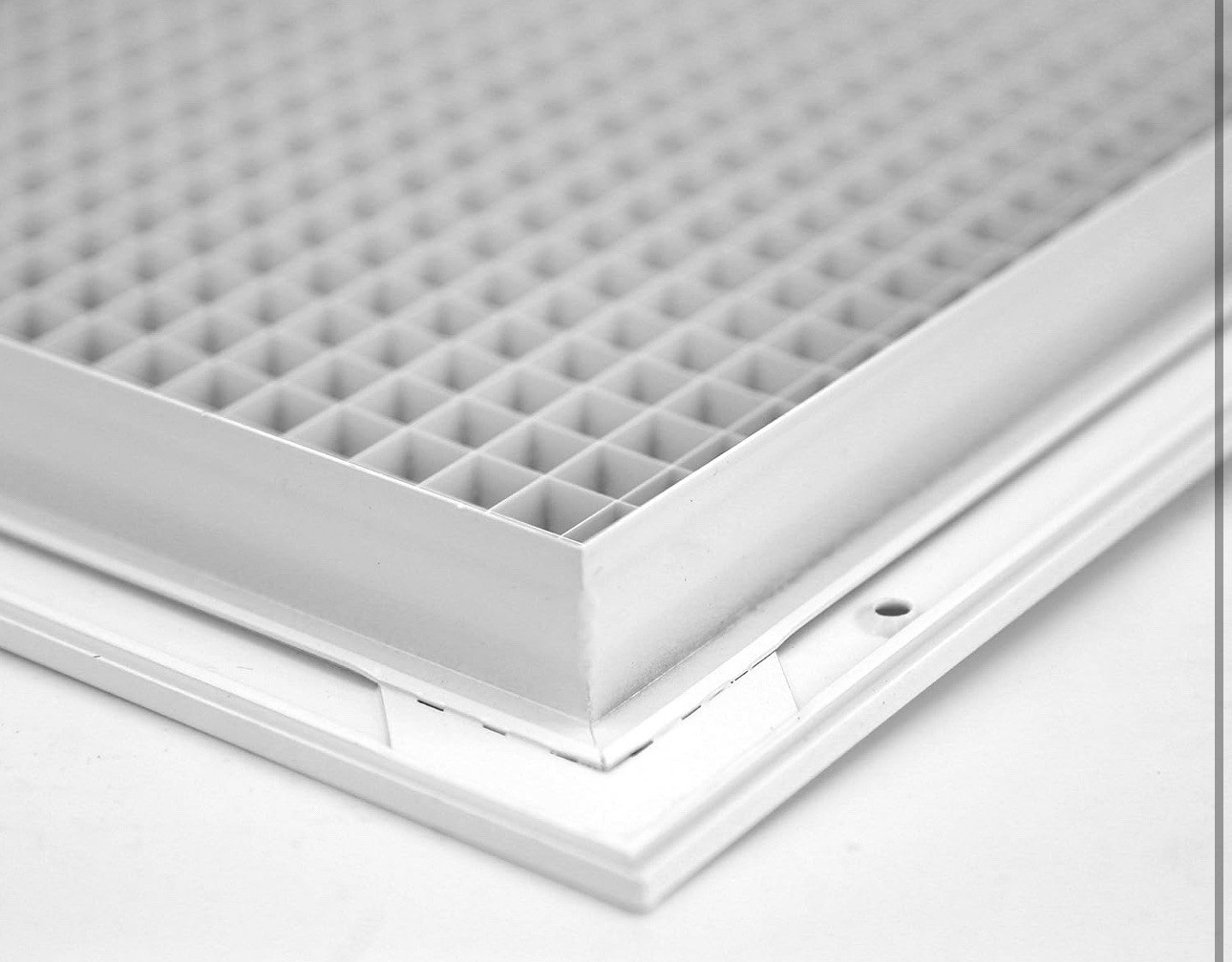 HVAC Premium 16″x20″ or 20″x16″ Cube Core Eggcrate Return Air Grille White 2971U