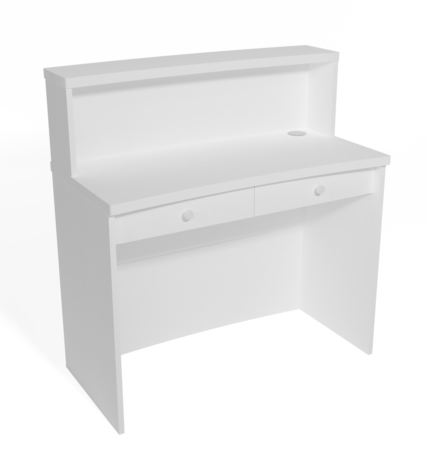 Reception Desk Counter Top, Laminate Desktop, Standing Front Table for Salon Spa