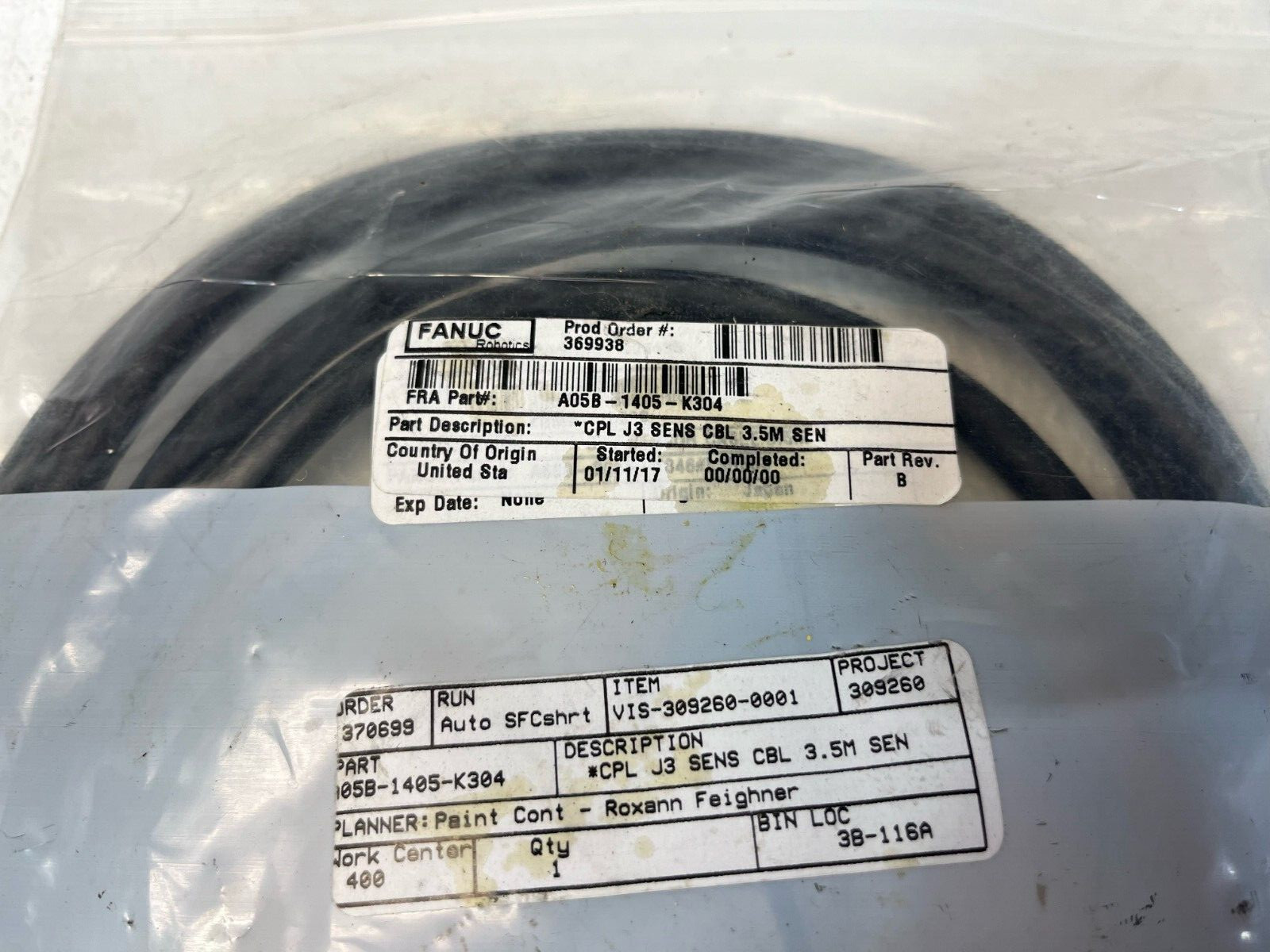Fanuc A05B-1405-K304 Cable