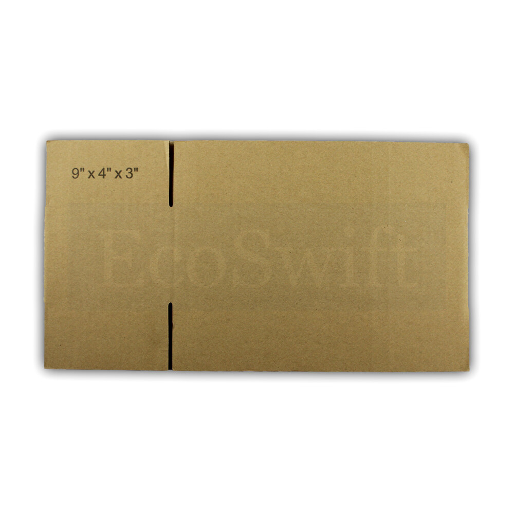 1-200 9x4x3 “EcoSwift” Cardboard Packing Mailing Shipping Corrugated Box Cartons