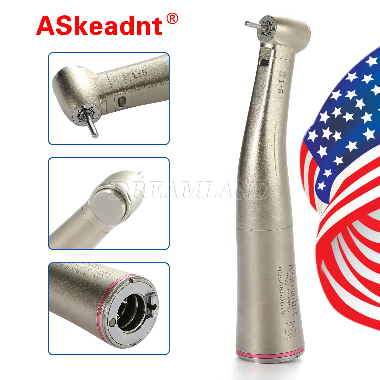 KaVo Style Dental High Speed Handpiece Push Button with 4Holes Quick Coupler GB4