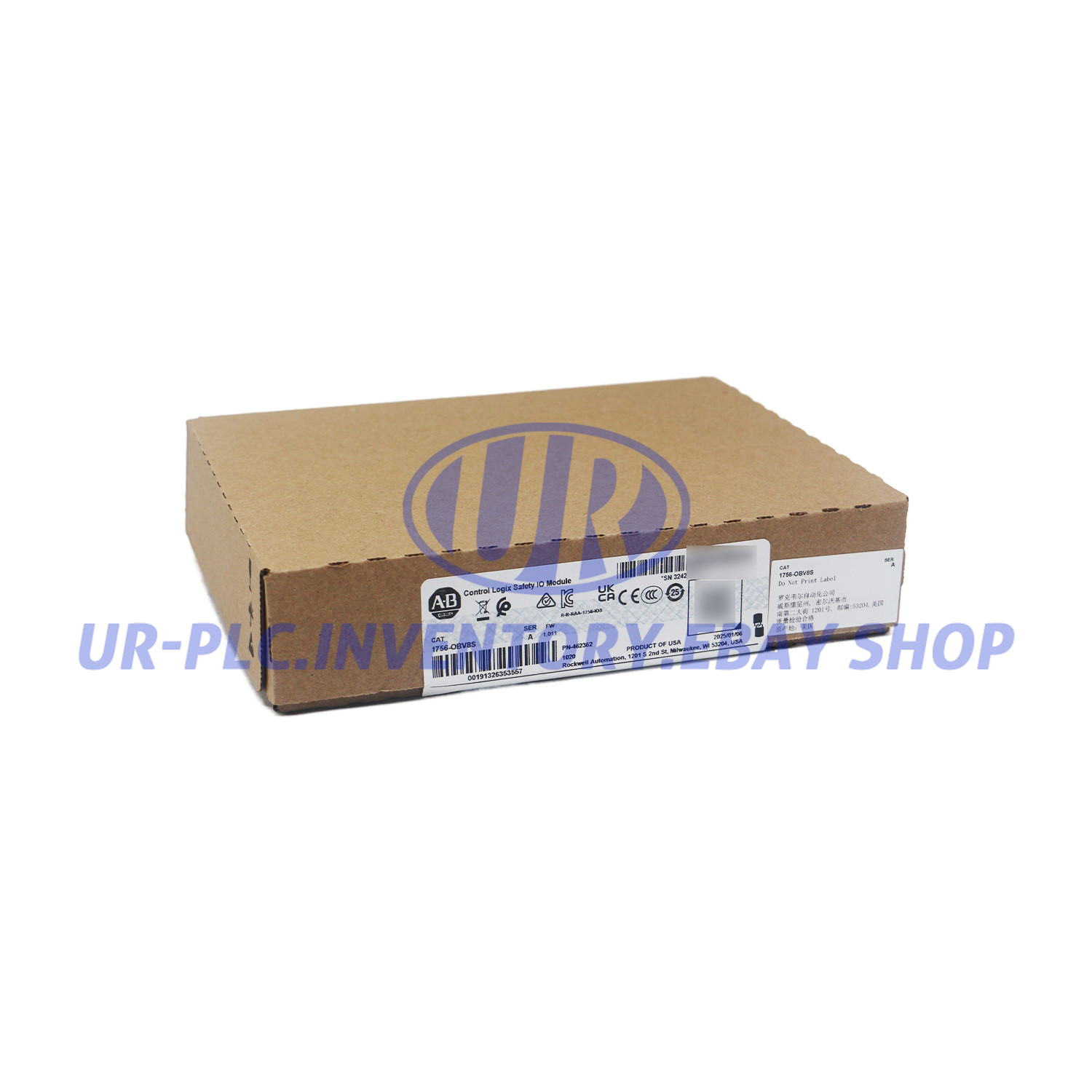 New Allen Bradley 1756-OBV8S Control Logix Safety IO Output Module 8Pts (20 Pin)