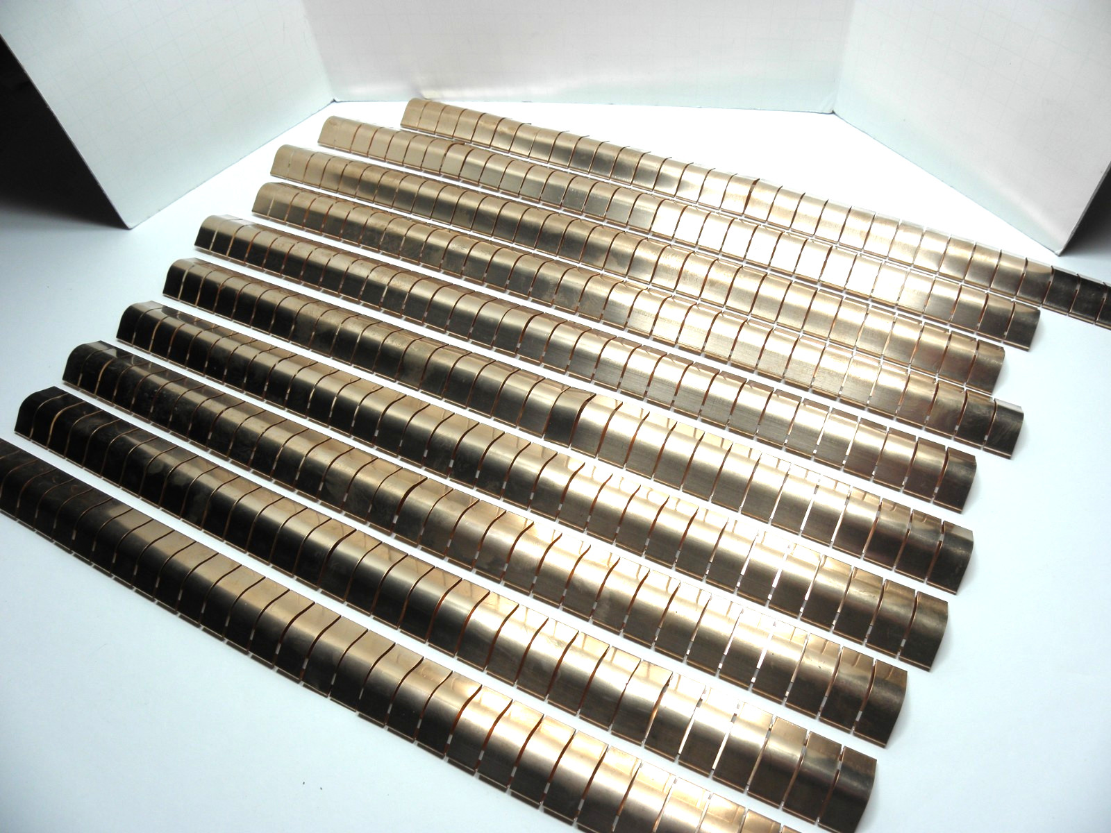 Tech Etch EMI/RFI Shielding 500P110 BeCu Alloy 10 strips 320 fingers