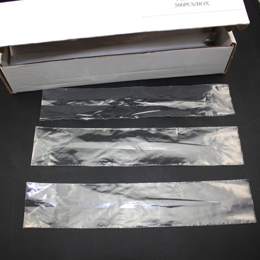 500 Pcs 41*197mm Dental Digital Protector X-ray Sensor Sleeve Cover 1-5/8″x8″