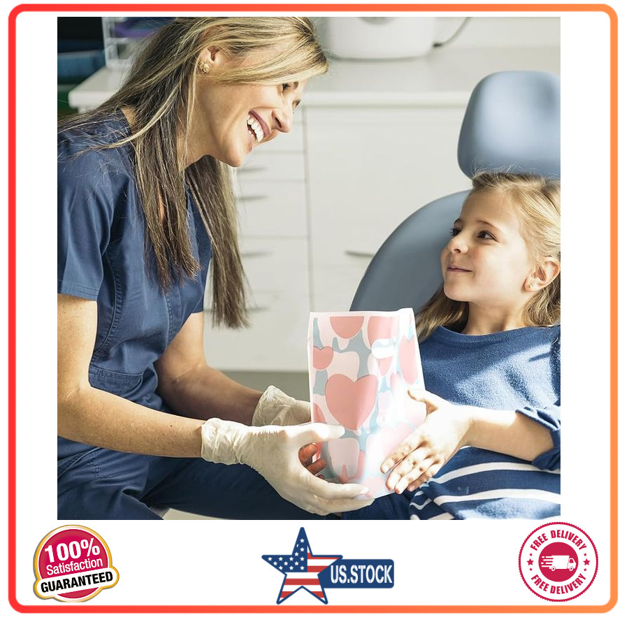800PCS Dental Goodie Bags 9×8 Inch for Clinics, Schools & Patient Care