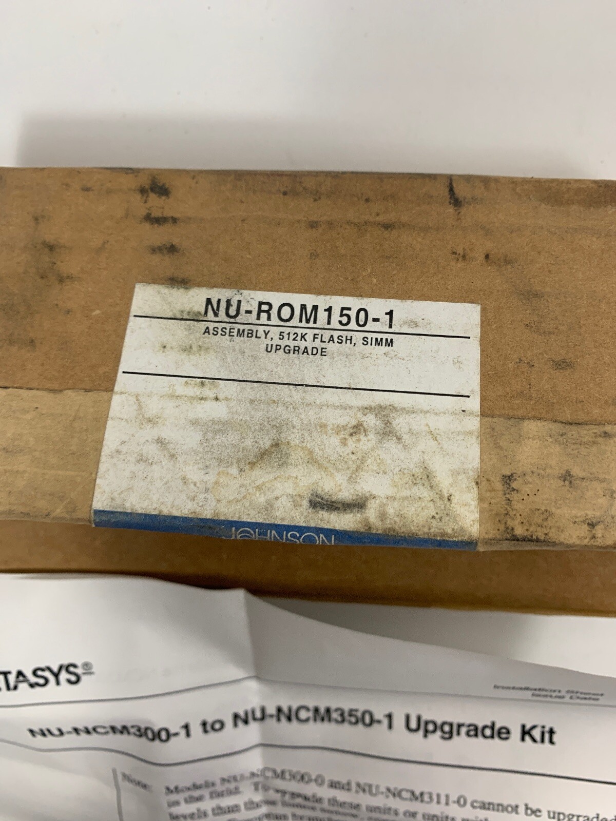 Johnson Controls NU-ROM150-1 512K Flash SIMM Upgrade Assembly