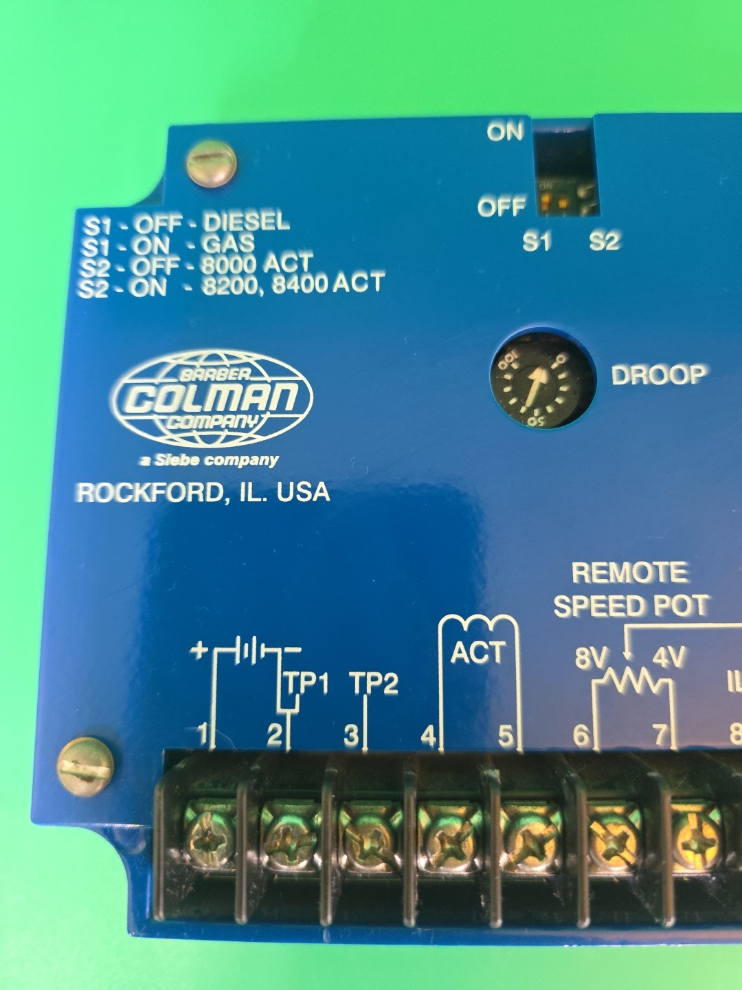 New OEM DYN1 10656-000-0-12 Barber Colman Speed Controller Governor