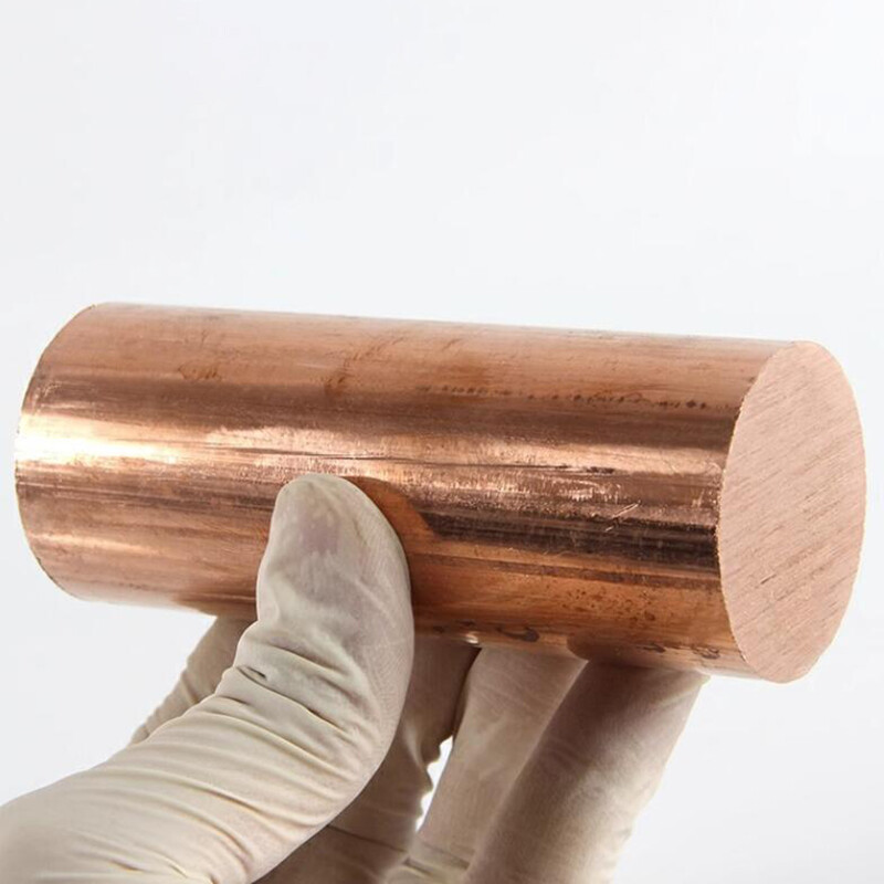 Copper Round Solid Rod Bar 12mm – 55mm Diameter 100 150 200 250 300mm Length