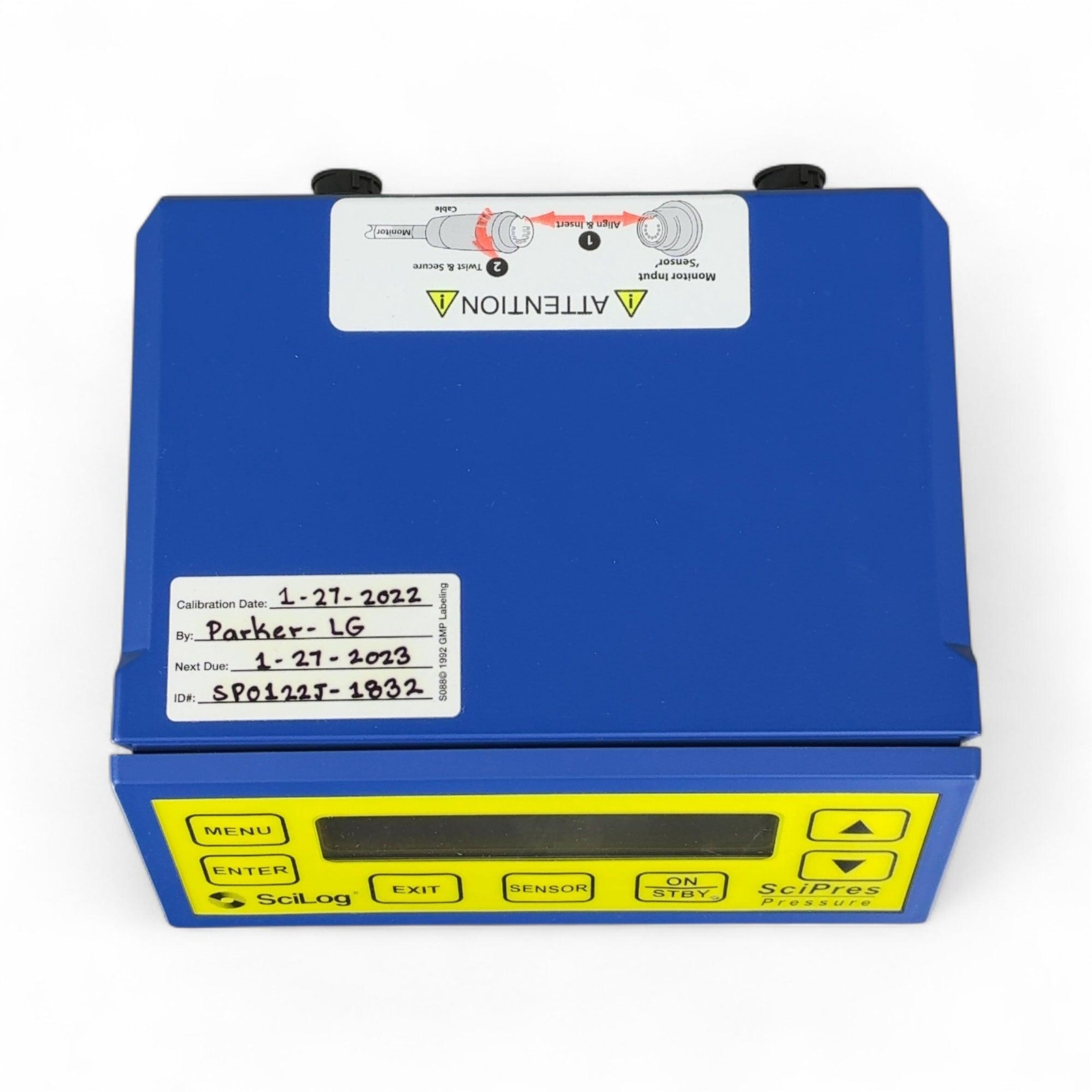 Parker Scilog SciPres Single Use Sensor Monitor Bioreactor 080-690 New Open Box