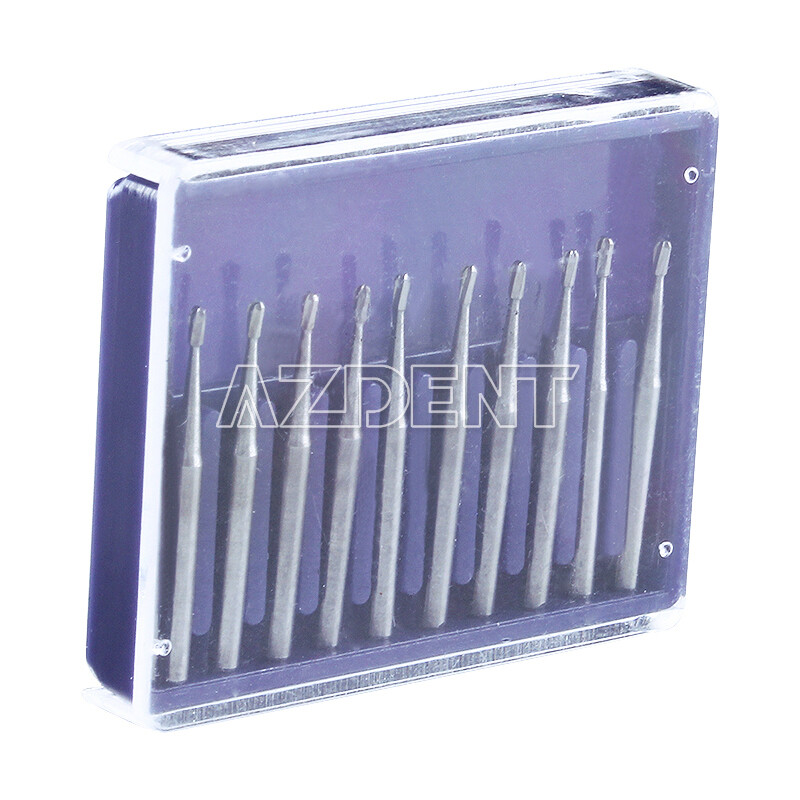 AZDENT Dental FG Fresas de carburo de tungsteno Fit Alta Velocidad pieza de mano