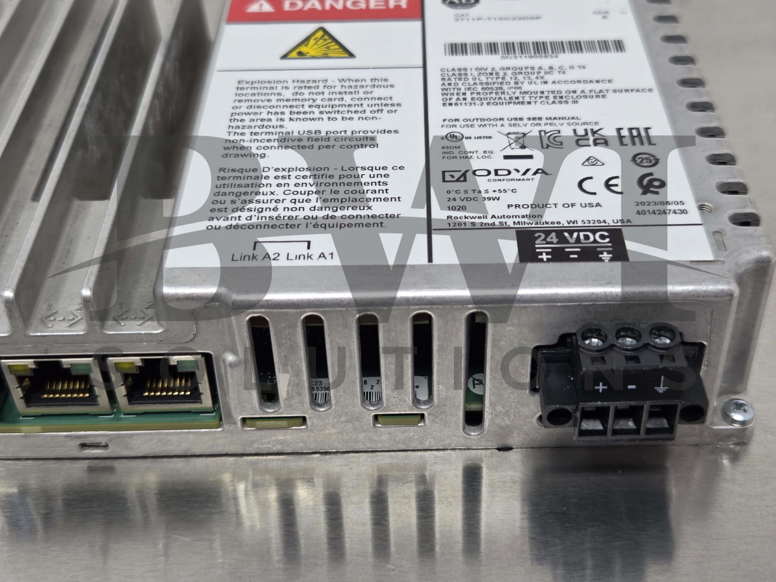 NEW Allen Bradley 2711P-T15C22D9P /B PanelView Plus 7 15″ Touch/ENet DC Terminal
