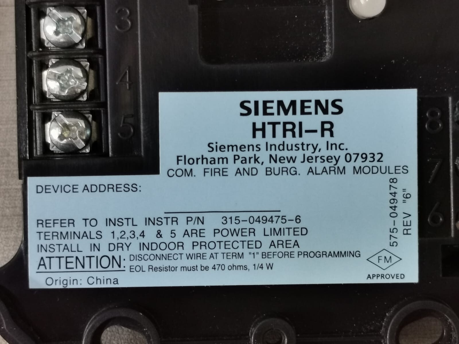 1 LOT 2PCS. SIEMENS HTRI-R 500-033300 INTEL INTERFACE MODULE WITH RELAY