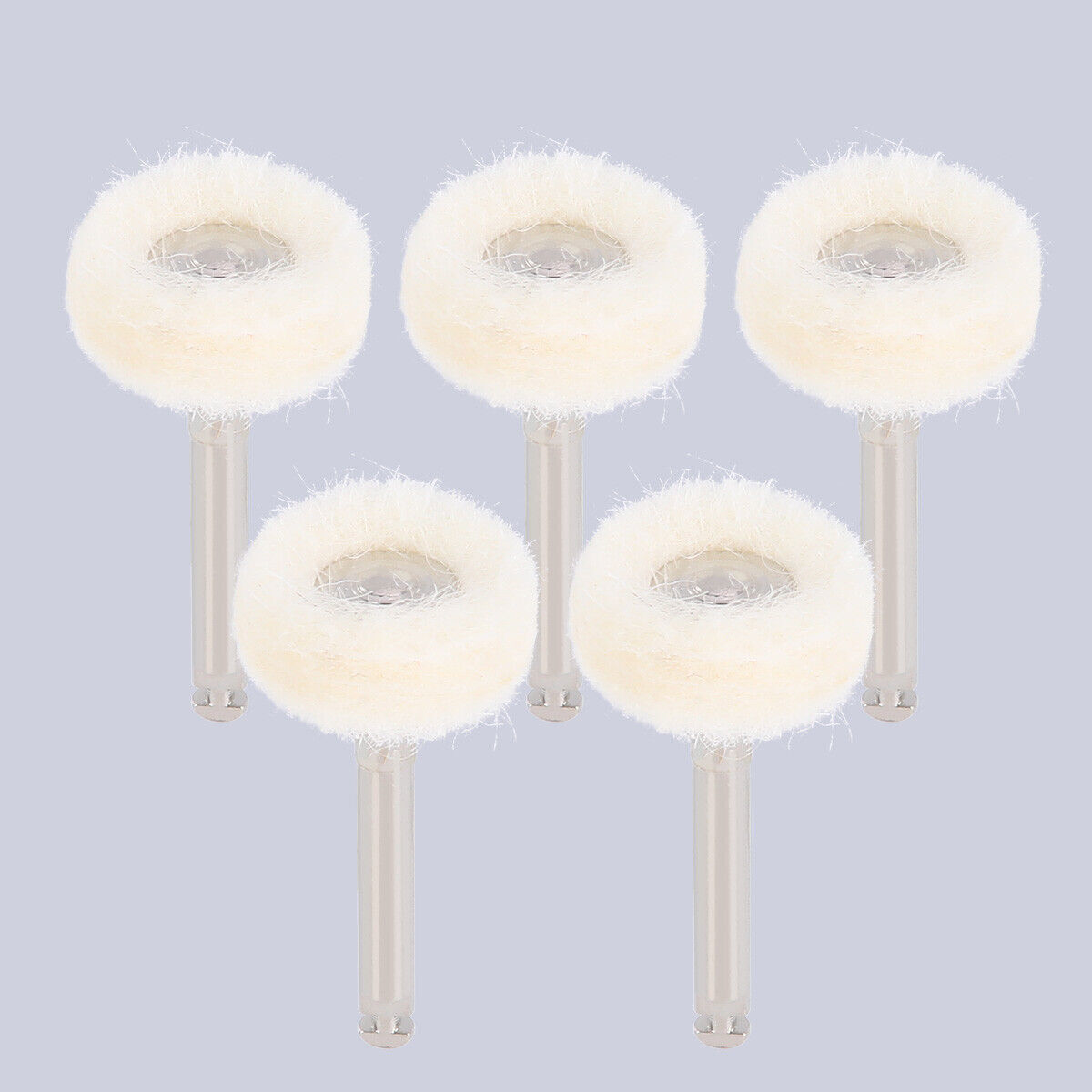 Rueda de cepillo de pulido dental RA 2.35mm cabello blanco de cabra/fieltro/algo