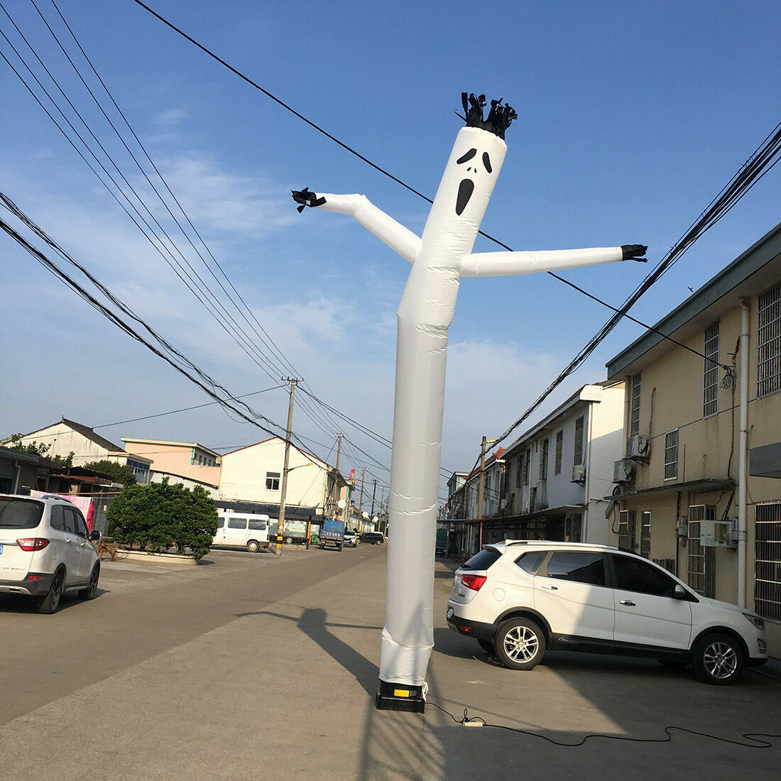 20/10FT Inflatable Advertising Air Wind Tube Puppet Wavy Man Dancer (NO Blower)